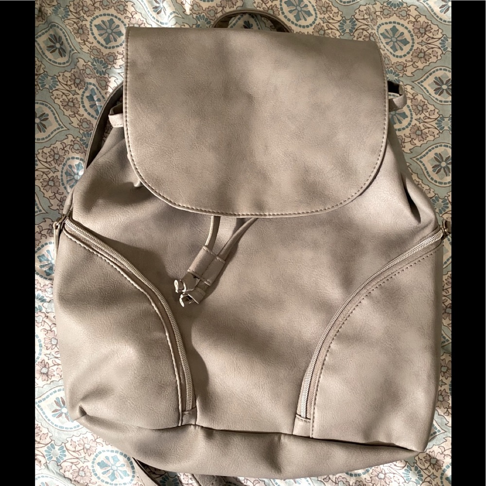 Dark grey backpack